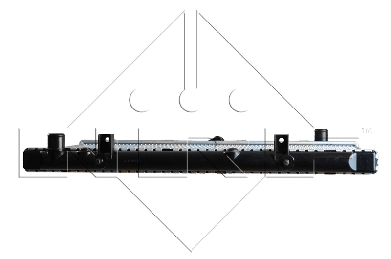 Radiador de esfriamento de motor para Nissan Primera  P11