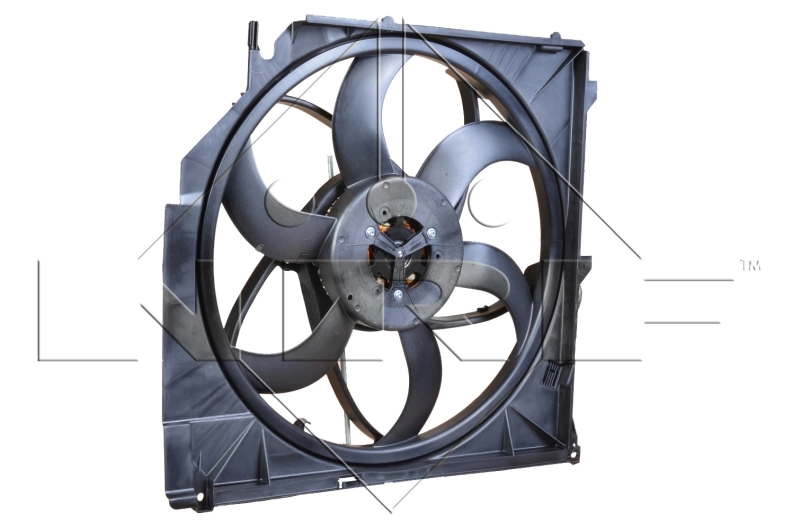 47216 NRF Difusor do radiador de esfriamento, montado com motor e roda de aletas
