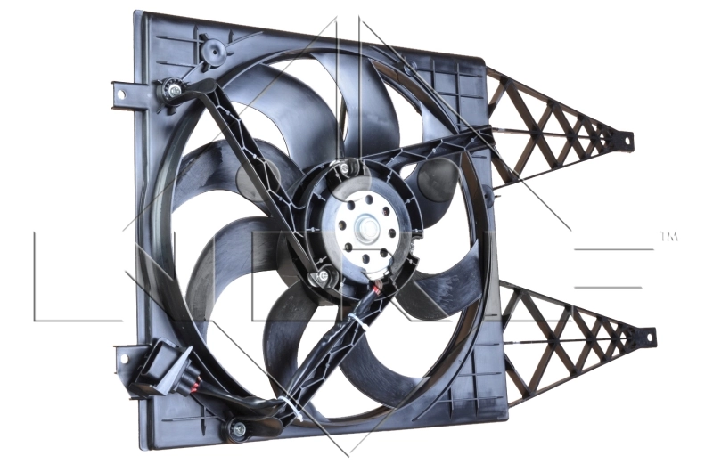 47374 NRF Ventilador elétrico de aparelho de ar condicionado montado (motor + roda de aletas)