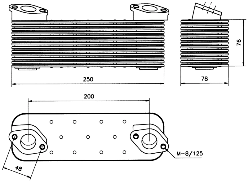 Radiador de óleo A0021888001 Mercedes