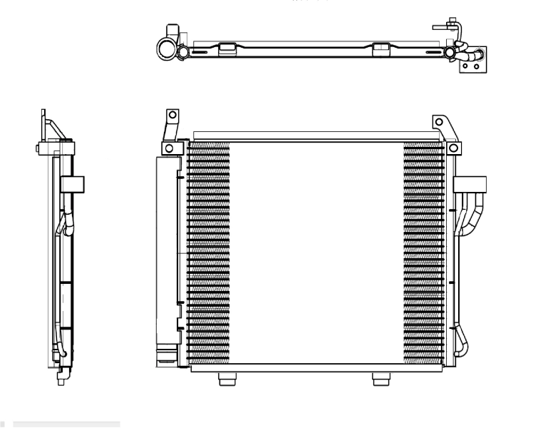 Radiador de aparelho de ar condicionado 976060X000 HCC