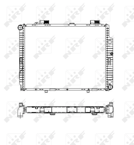 Compre 55331 NRF Radiador de esfriamento de motor