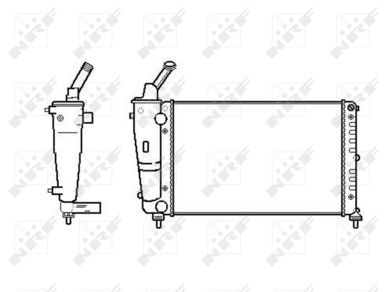 Compre 53620 NRF Radiador de esfriamento de motor