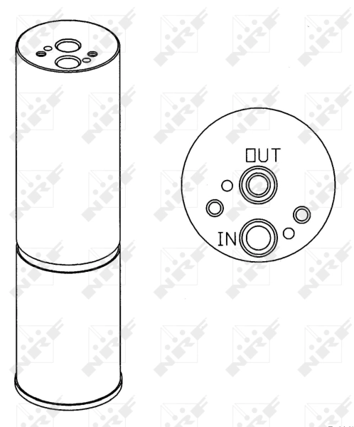Tanque de recepção do secador de aparelho de ar condicionado 9708300083 Chrysler
