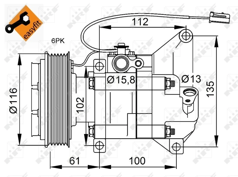 Compre Compressor de aparelho de ar condicionado Mazda 2 2