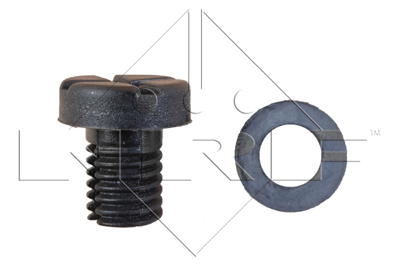 Radiador de esfriamento de motor 53603 NRF