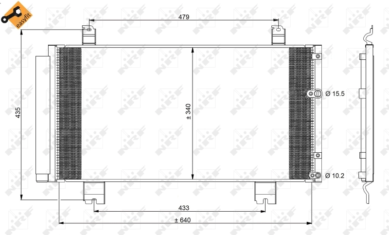 Compre Radiador de aparelho de ar condicionado Lexus IS 