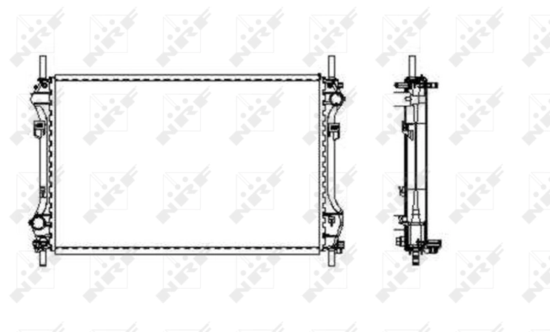 Radiador de esfriamento de motor Frig AIR 2053014
