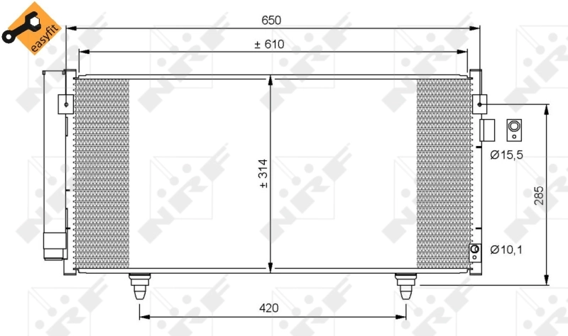 Radiador de aparelho de ar condicionado Subaru Forester preço, a partir de 66,99 USD