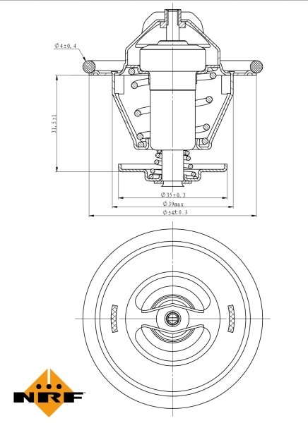 Termostato NRF 725214