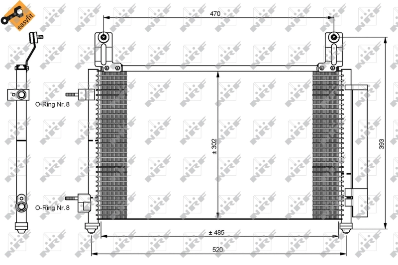 Compre Radiador de aparelho de ar condicionado Chevrolet Spark (Matiz) 