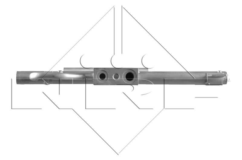 Radiador de aparelho de ar condicionado BC807 Magneti Marelli