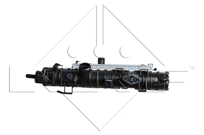 Radiador de esfriamento de motor Jdeus M0200990