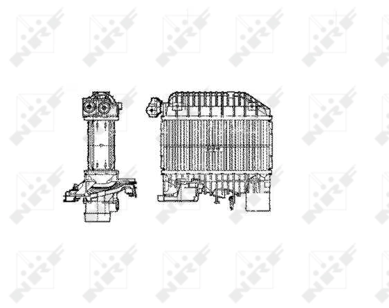 Radiador de intercooler NRF 30856