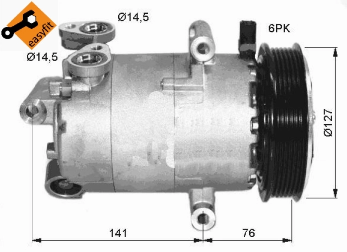 Compre Compressor de aparelho de ar condicionado Ford Transit 6