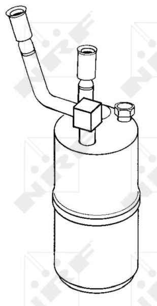 Tanque de recepção do secador de aparelho de ar condicionado 65604 HELLA