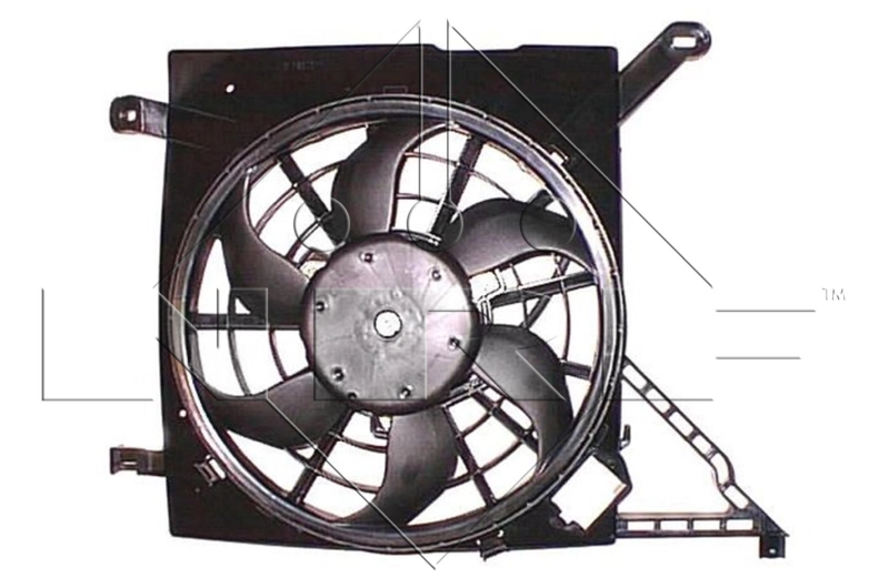Compre 1341297 General Motors Difusor do radiador de esfriamento, montado com motor e roda de aletas