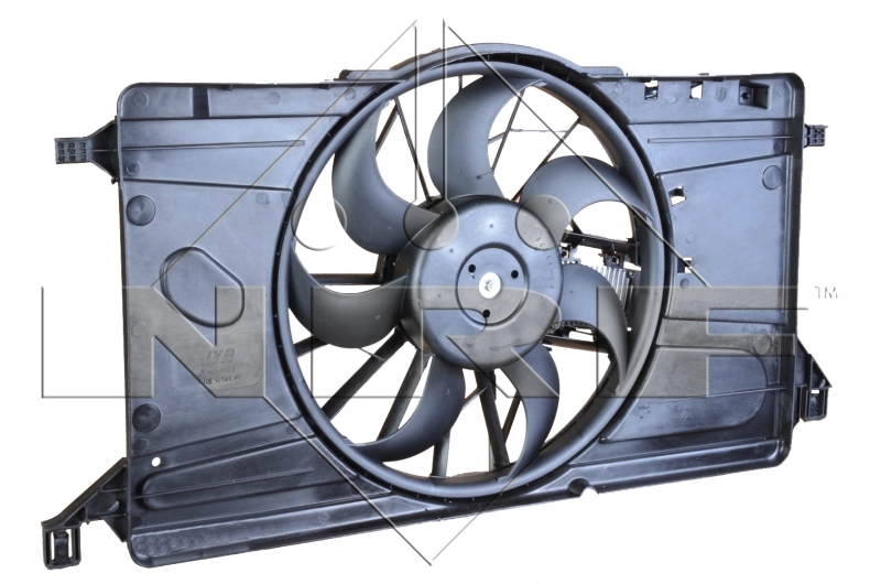 47266 NRF Difusor do radiador de esfriamento, montado com motor e roda de aletas