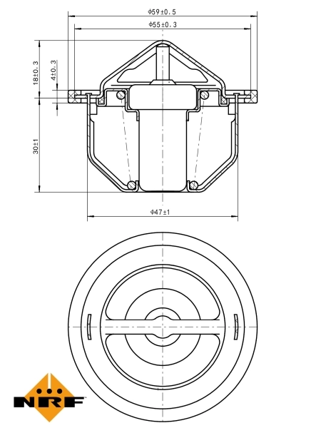 Termostato 725168 NRF