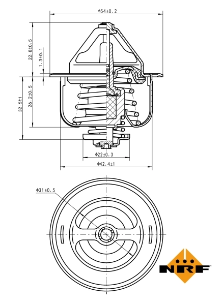 Termostato 725160 NRF