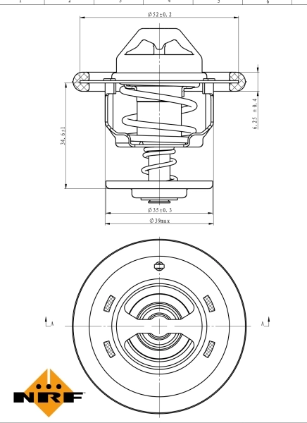 Termostato 725206 NRF