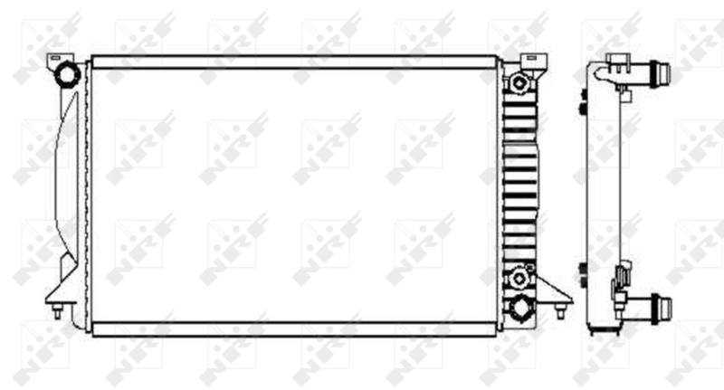 Radiador de esfriamento de motor 50544 NRF