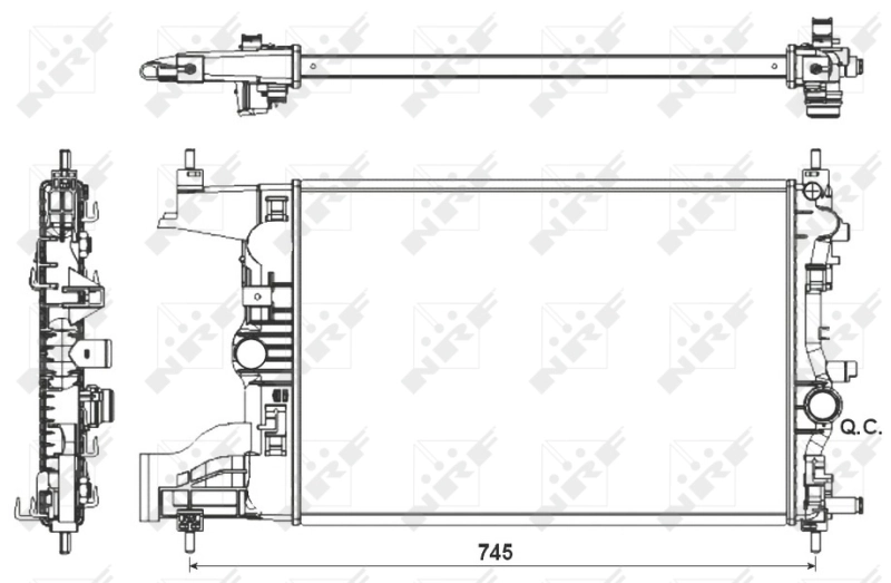 Compre Radiador de esfriamento de motor Chevrolet Orlando 