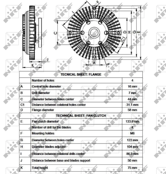 Compre Acoplamento viscoso de ventilador de esfriamento Hyundai H-1 STAREX 