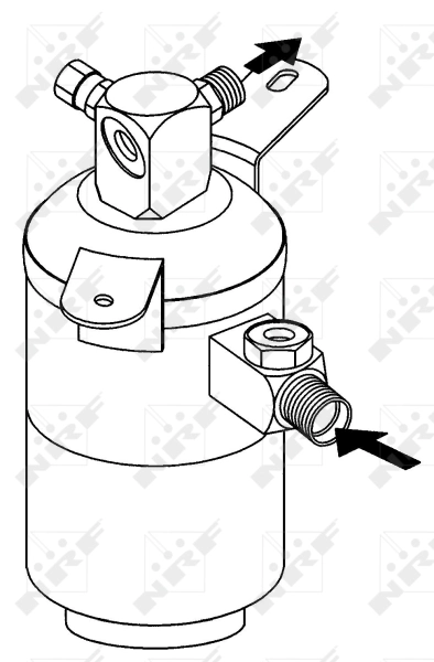 Tanque de recepção do secador de aparelho de ar condicionado 33167 NRF