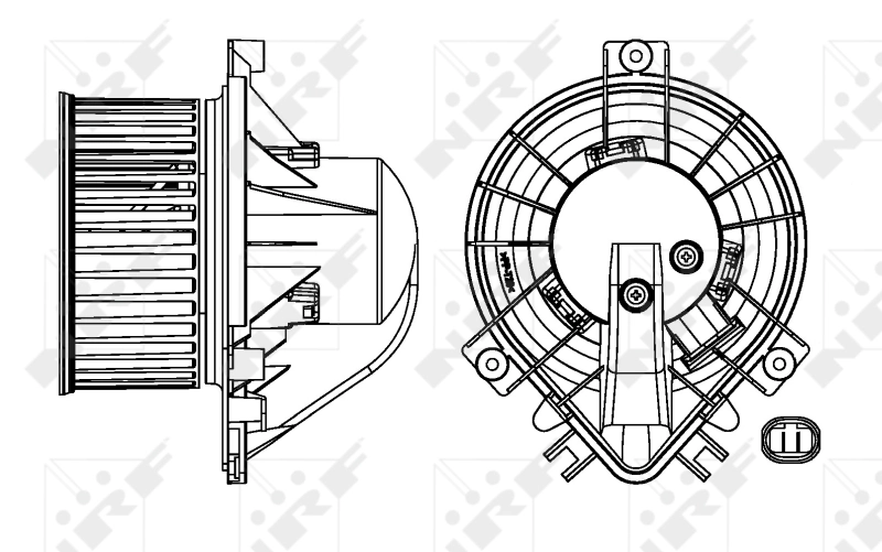 Motor de ventilador de forno (de aquecedor de salão) NRF 34159