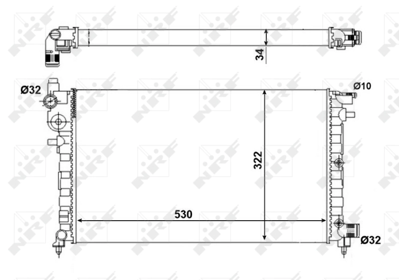 Radiador de esfriamento de motor Citroen Saxo preço, a partir de 44,96 USD