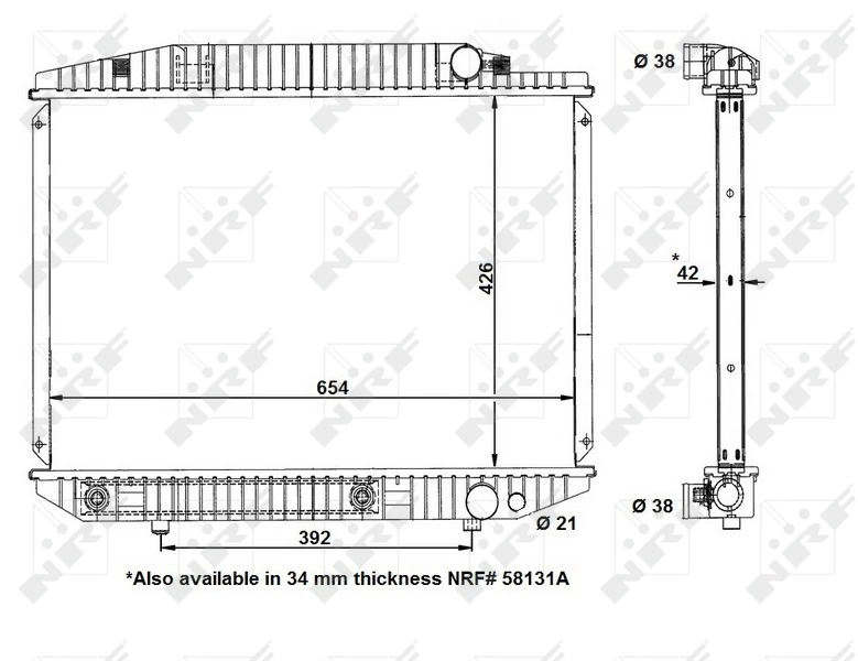 Radiador de esfriamento de motor Mercedes S preço, a partir de 153,17 USD