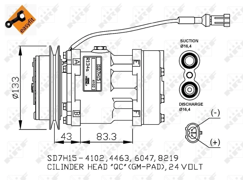 Compre Compressor de aparelho de ar condicionado Smart FORFOUR 
