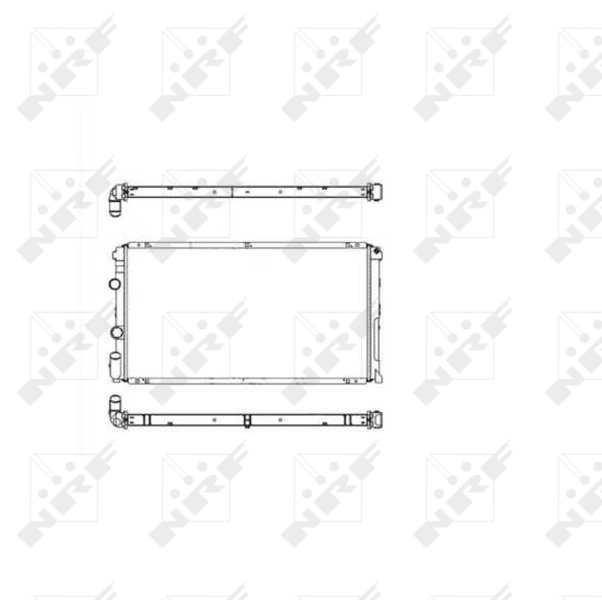 Compre 58213 NRF Radiador de esfriamento de motor