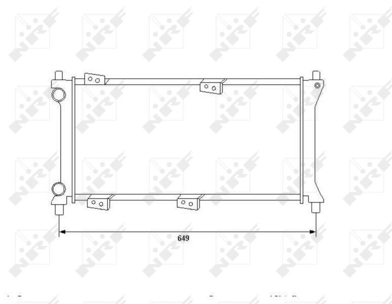 Radiador de esfriamento de motor Fiat Panda preço, a partir de 37,95 USD