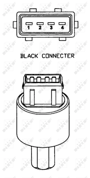 Sensor de pressão absoluta de aparelho de ar condicionado 38927 NRF