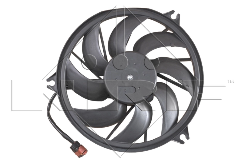 47324 NRF Ventilador elétrico de esfriamento montado (motor + roda de aletas)