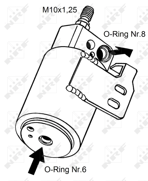 Tanque de recepção do secador de aparelho de ar condicionado 33129 NRF