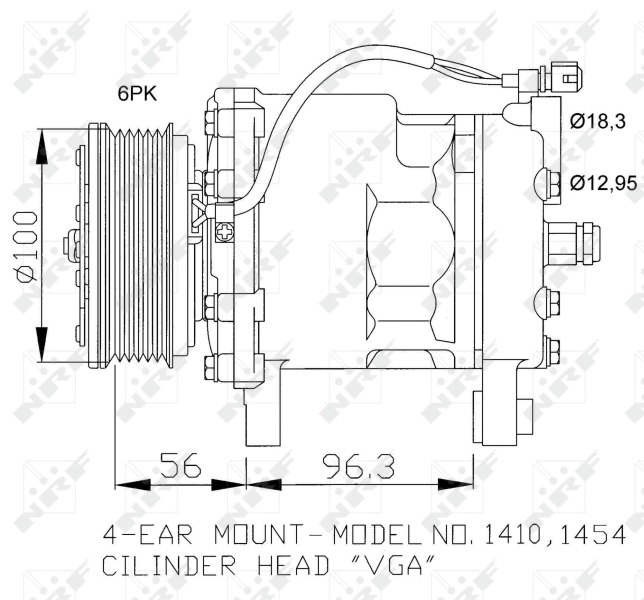 Compressor de aparelho de ar condicionado NRF 32065 preço, a partir de 256,71 USD