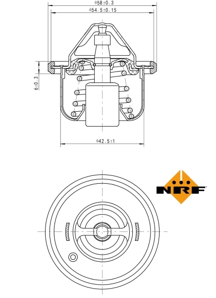 Termostato 725208 NRF