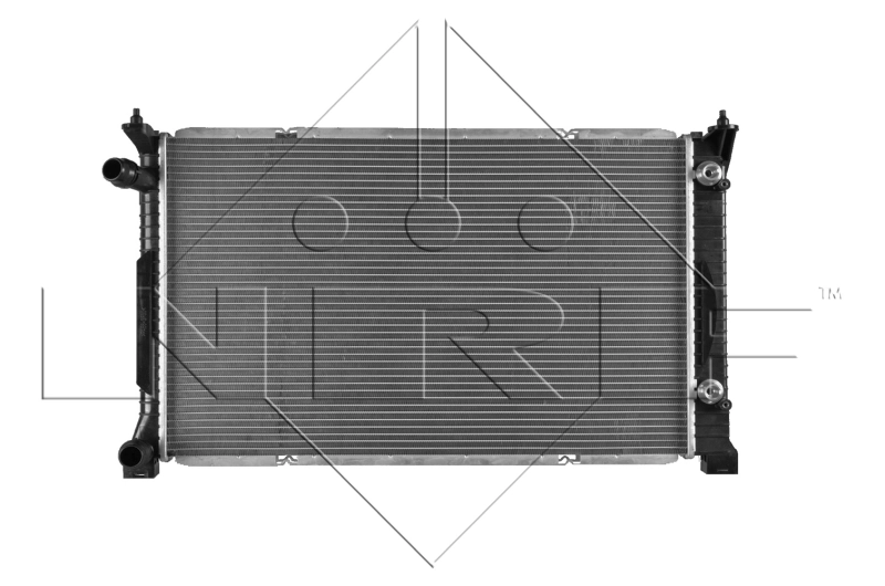 51586 NRF Radiador de esfriamento de motor