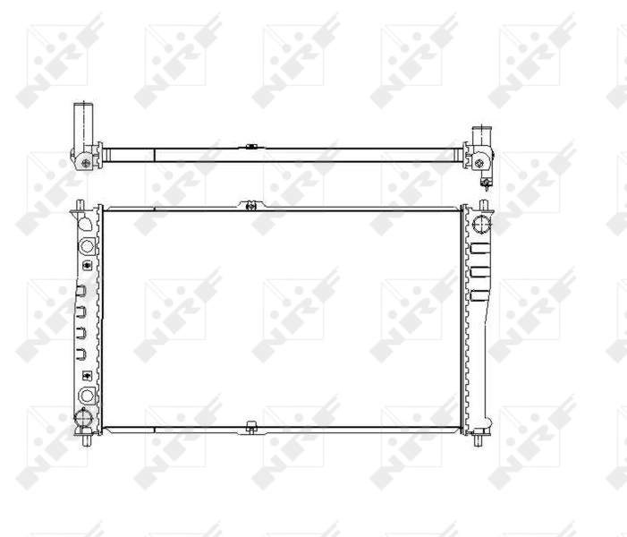 4140082 Polcar Radiador de esfriamento de motor