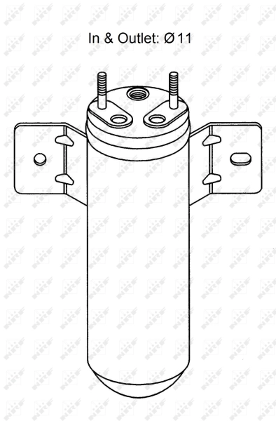Tanque de recepção do secador de aparelho de ar condicionado 33162 NRF