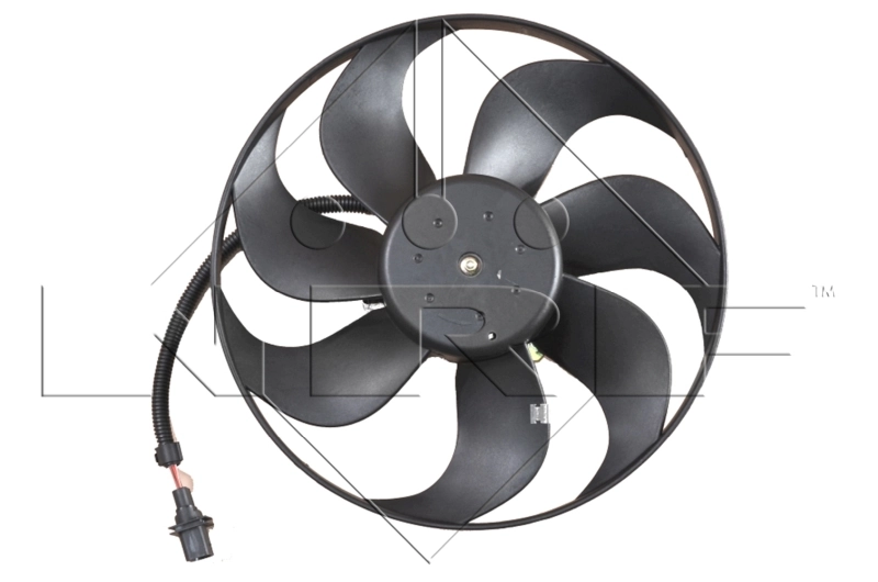 47064 NRF Ventilador elétrico de esfriamento montado (motor + roda de aletas)