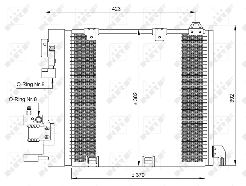 Radiador de aparelho de ar condicionado NRF 35302 preço, a partir de 99,69 USD