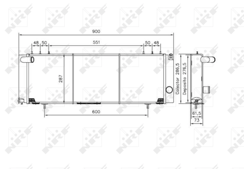 Compre Radiador de esfriamento de motor Jeep Cherokee 2