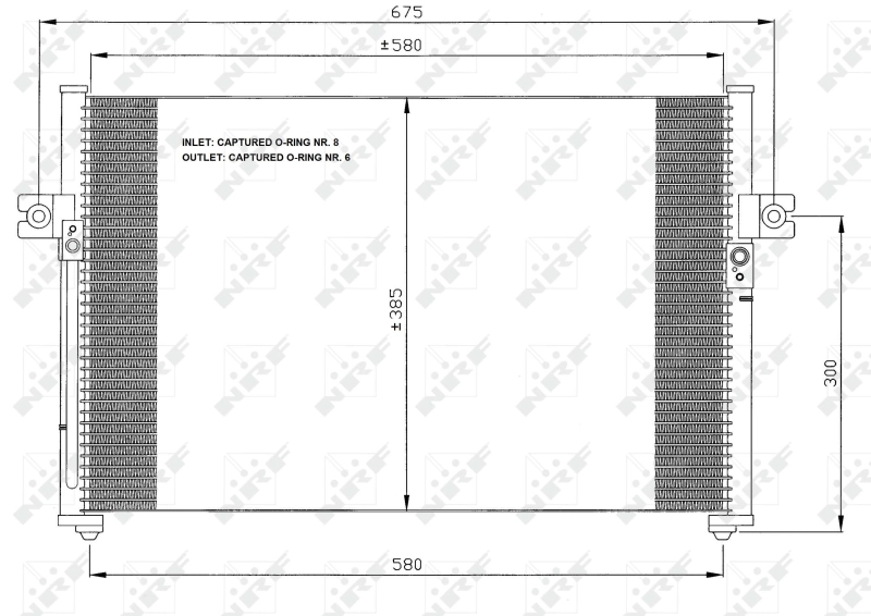 Radiador de aparelho de ar condicionado Hyundai H-1 STAREX Starex A1