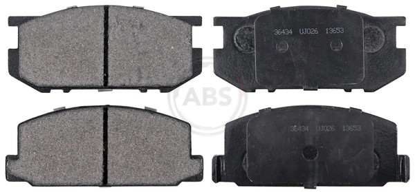 Sapatas do freio dianteiras de disco Toyota 0446512410
