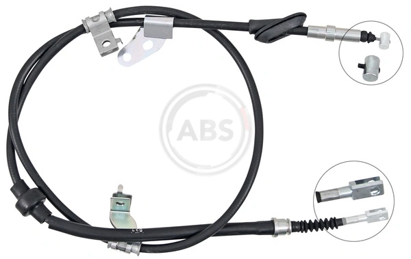 Cabo do freio de estacionamento traseiro esquerdo para Honda Civic EJ9, EK3/4