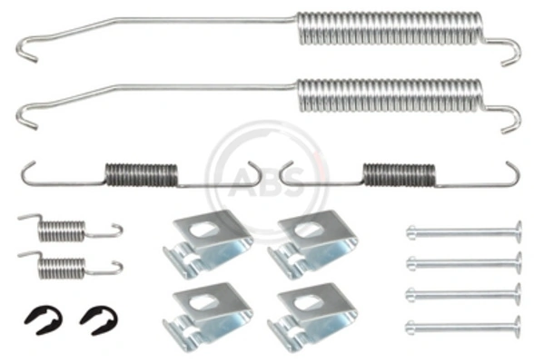 Kit de montagem das sapatas traseiras de tambor para Nissan Navara D40